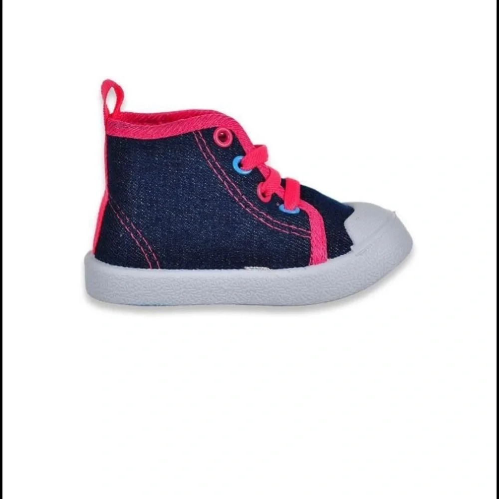 Beverly Hills Polo Club Denim Unicorn Hard Sole Hightop Sneakers